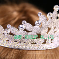 Direct Factory Rhinestone Tiara Clear Stone Crown pour le mariage